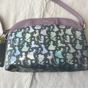 Disney Purple Crossbody Bag with Stylized Princess Pattern